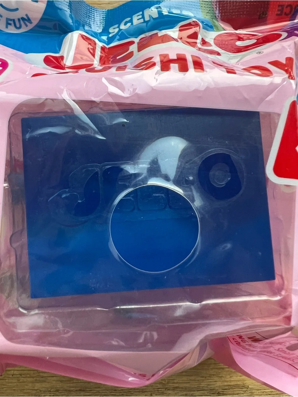 Blue Jelly Squishi Toy Jello  - Kids Sensory Play